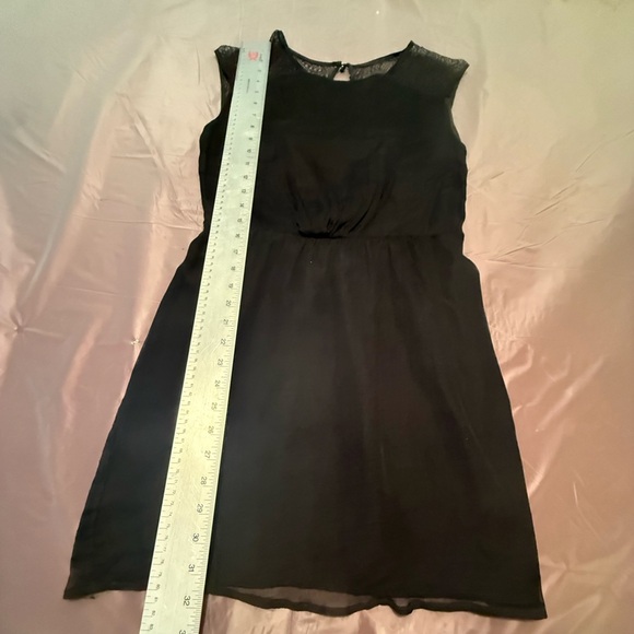 Twelfth Street by Cynthia Vincent Silk Black Lace Mini Dress XS - Picture 10 of 10